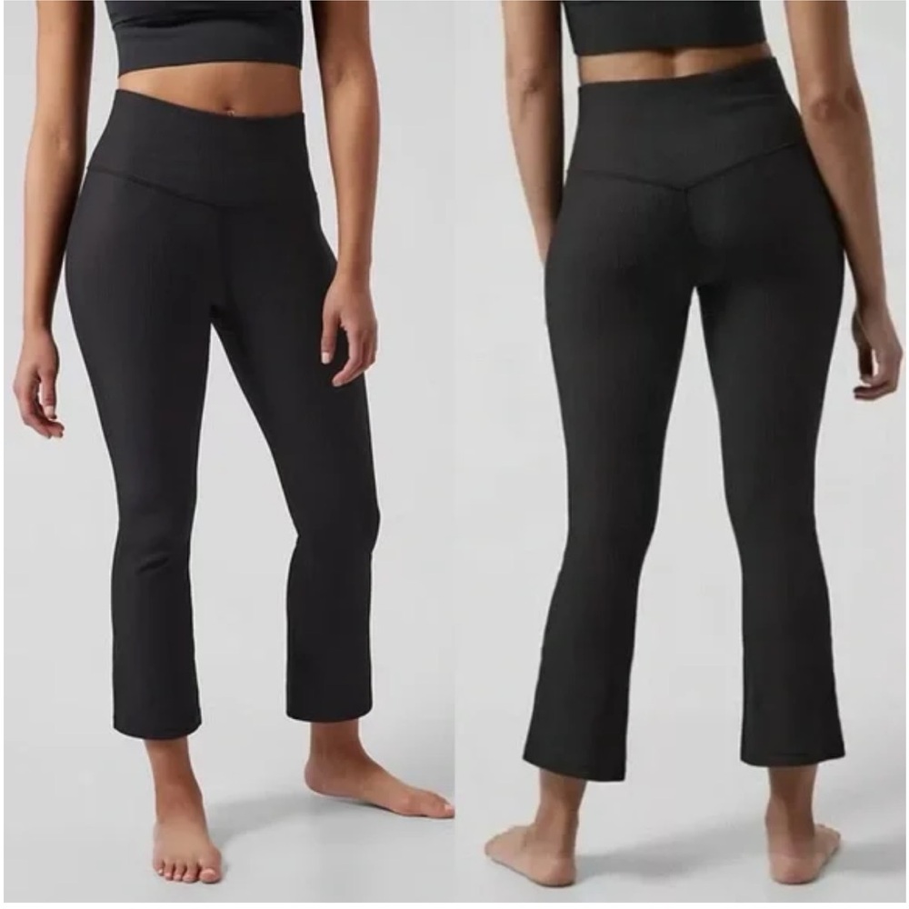#177. Athleta Elation Rib Crop Flare Pants